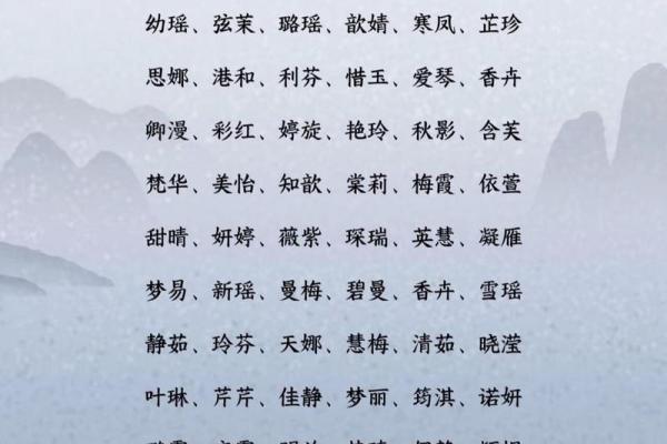 最流行的女孩洋气名字