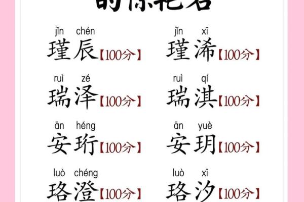 起名要避开这些常见的误区