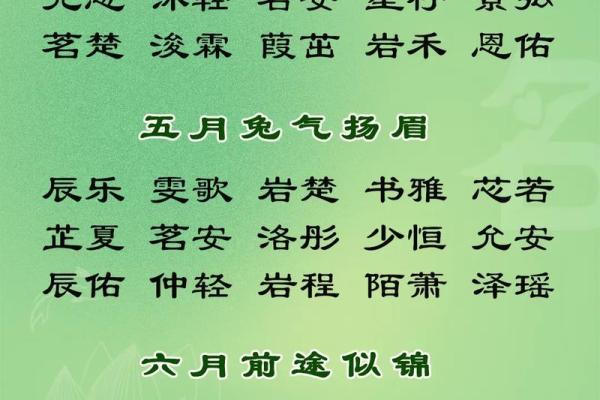 按月份起名字，如何结合季节特点给宝宝起名