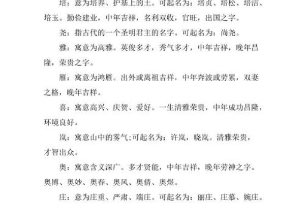 杨字名字的寓意与起源分析