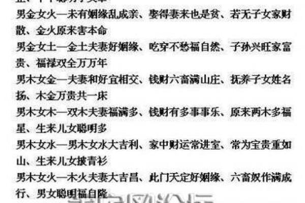 八字配对：看五行缺失对婚姻的影响