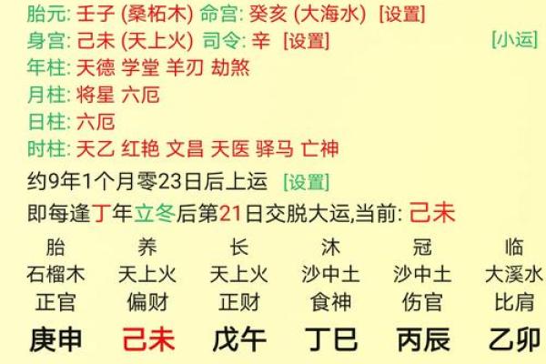 生辰八字解析与命运发展关系探讨