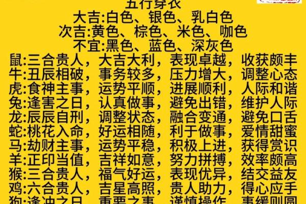 五行穿衣法则：根据每日颜色提升运气