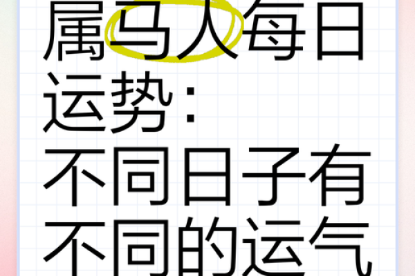 属马人的运势解析与发展机会