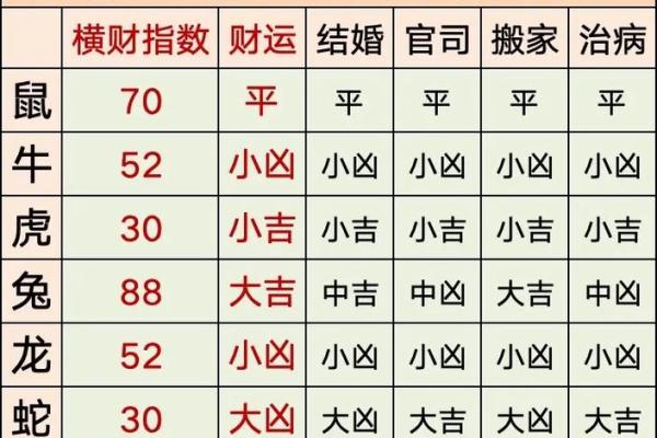 十二生肖运势全面解析与运程预测