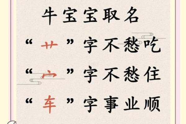 牛年宝宝起名宝典：取个响亮又有寓意的名字