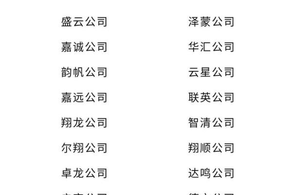 公司起名指南：选择一个能代表你品牌的名字