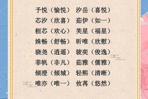 从俗气到独特：给孩子起个与众不同的名字