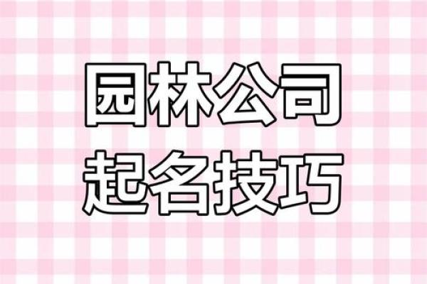 绿化公司起名技巧与案例分析