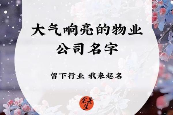 物业公司起名技巧与创意建议