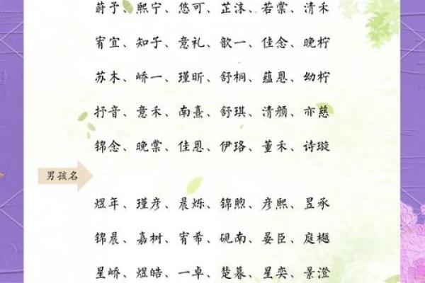 热门网游宝宝名字推荐，轻松成为游戏焦点