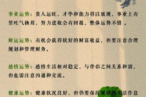 的财运与人际关系运势详解