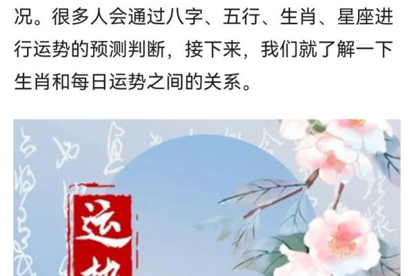 八字运程对生肖运势的影响：揭示你未来的财富与事业