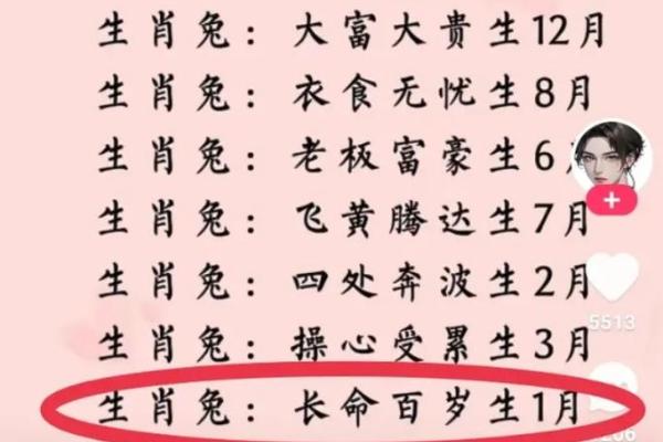 出生属命运年：他们的性格与运势如何影响人生