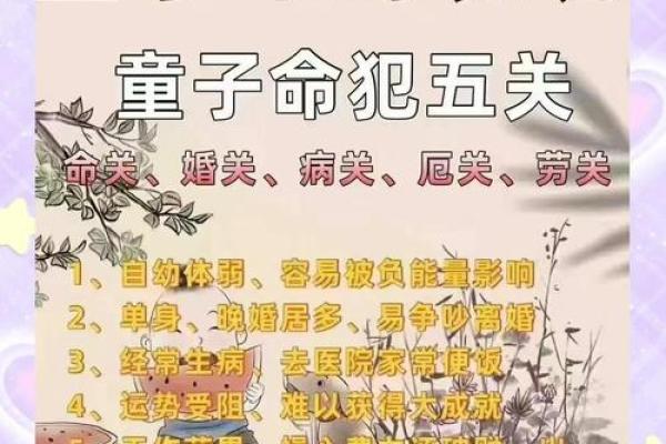 童子命的影响与生活中的表现