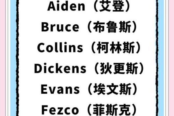 独特又可爱的男生名字推荐