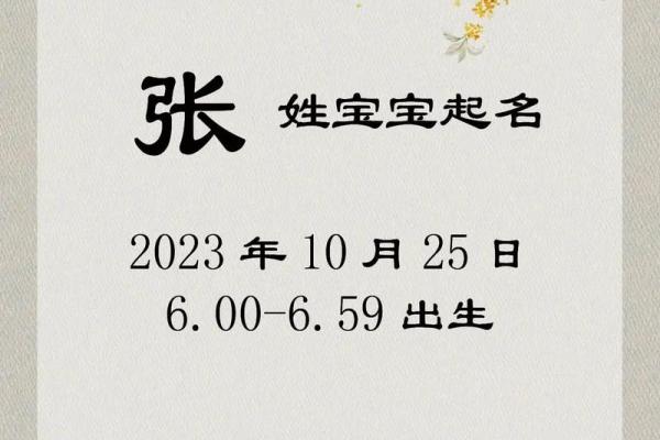 给小宝宝起名字时如何选择张姓合适的名字