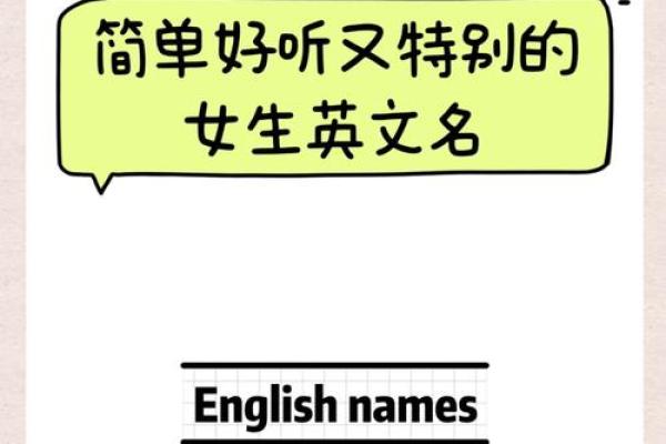 给女孩子取英文名字时的文化考虑