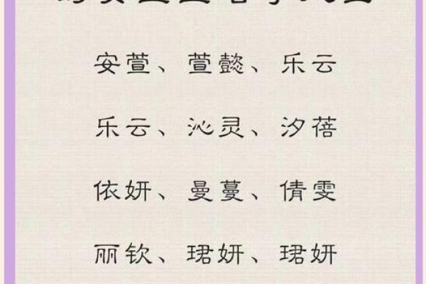 流行宝宝名字推荐，带来好运与幸福