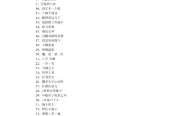 打造个性化游戏玩家名字的五个技巧