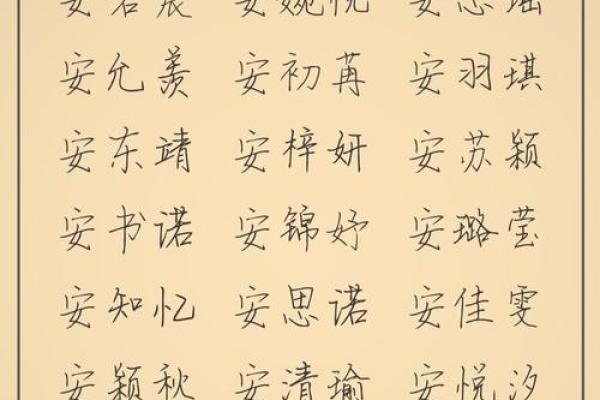 安姓宝宝取名注意事项：避免常见的错误