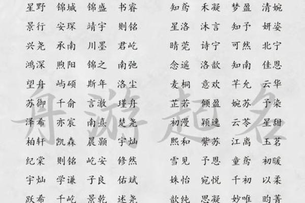 年宝宝名字推荐：适合男孩女孩的独特选择