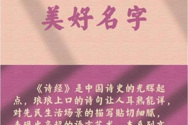 诗词起名的艺术：如何通过诗意赋予名字深刻内涵