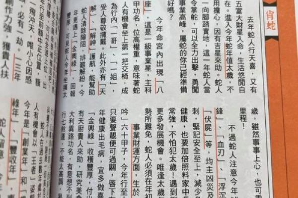 本命年属蛇人的运势预测