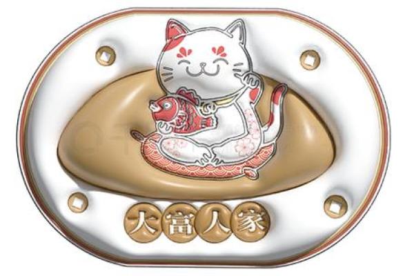 家居风水必备：招财猫地垫为你带来好运