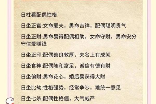 四柱八字揭秘：如何从命理看配偶的外貌特点