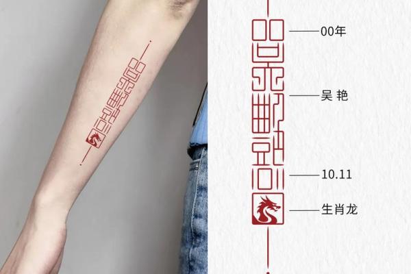 通过纹身解析你的生辰八字，发现命运的独特符号