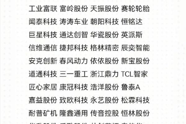 投资公司命名大全：从行业特点出发