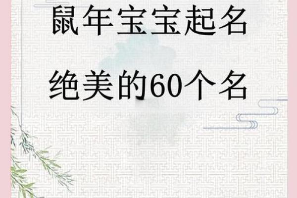 鼠年宝宝起名技巧与精选名字