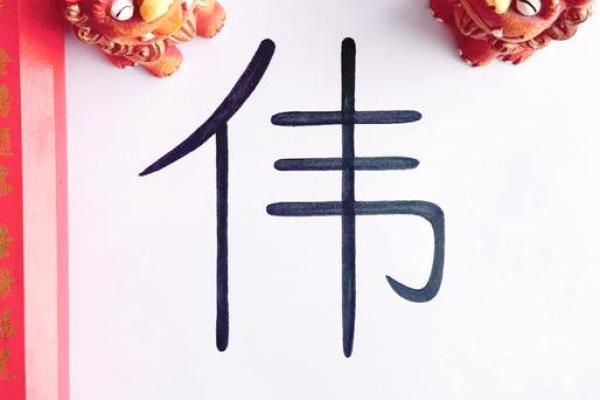 带伟字的名字象征意义与选名技巧