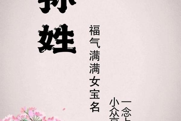 孙姓女孩取名字的技巧与注意事项