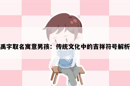 禹字取名寓意男孩：传统文化中的吉祥符号解析
