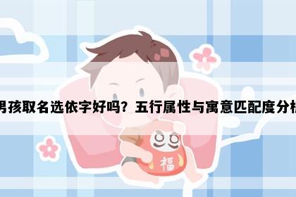 男孩取名选依字好吗？五行属性与寓意匹配度分析