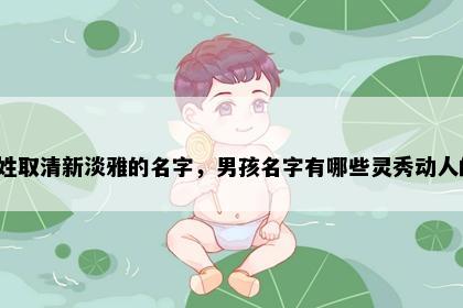 陶姓取清新淡雅的名字，男孩名字有哪些灵秀动人的？