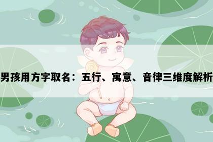 男孩用方字取名：五行、寓意、音律三维度解析